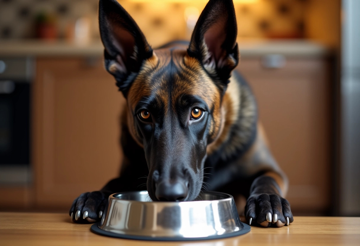 malinois alimentation