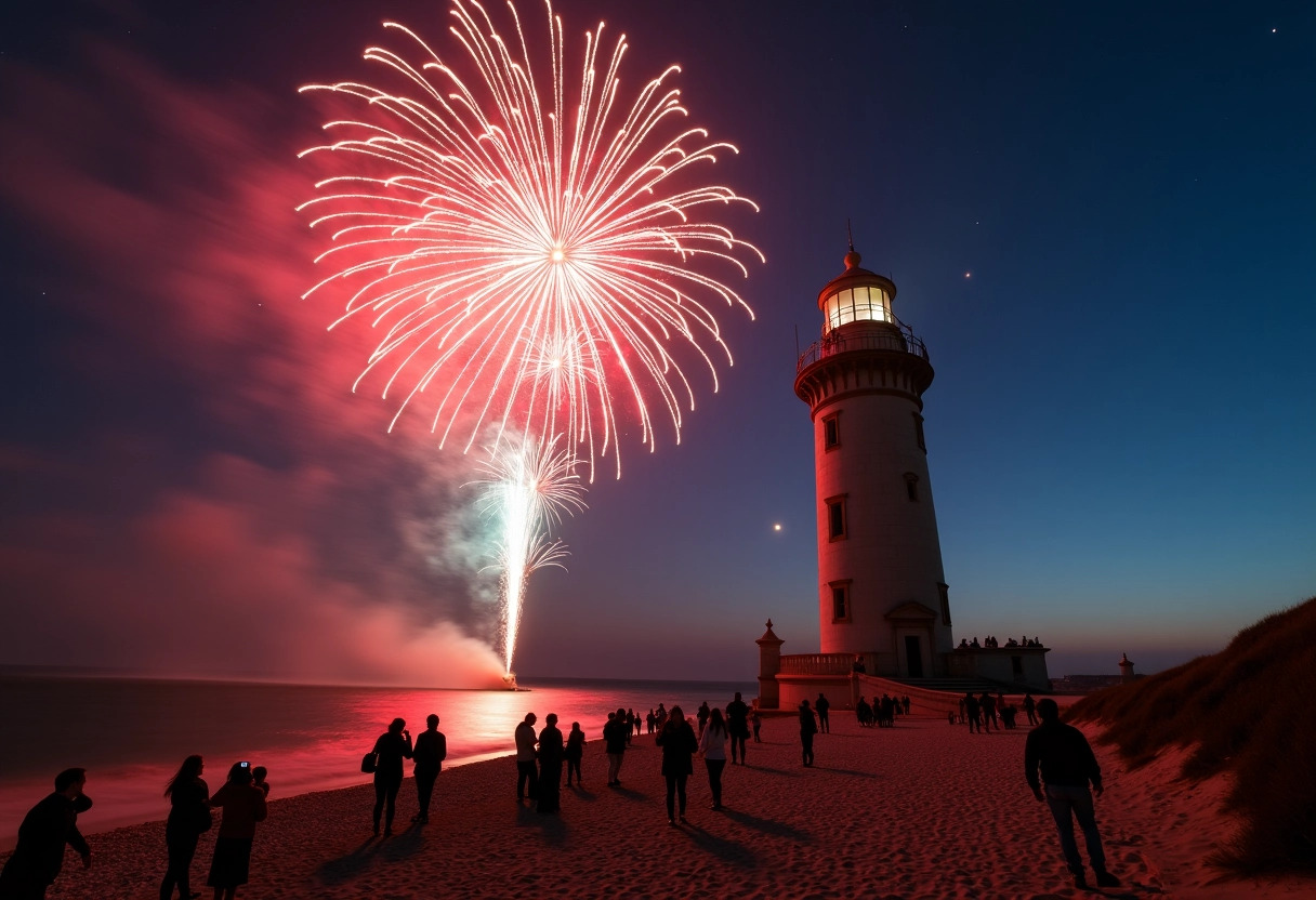 feu d artifice + île d oléron